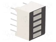 Display: LED; bargraph; red; 35mcd; 12.7x10.1mm; 2.1÷2.5V OPTOSUPPLY