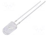 LED; red; 5mm; 5800÷7000mcd; 30°; Front: convex; 1.8÷2.6VDC; 78mW OPTOSUPPLY