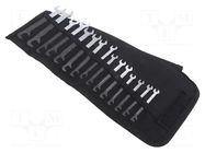 Wrench-set; spanner; 15pcs. STAHLWILLE