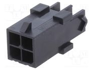 Plug; Micro-Fit TPA; 3mm; PIN: 4 MOLEX