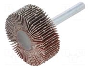 Grinding pin; Granularity: 80; Mounting: rod 6mm; flap,with lever PG PROFESSIONAL