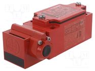 Safety switch: key operated; XCSB; NC x2 + NO; IP67; metal; red 