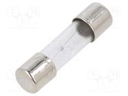 Fuse: fuse; time-lag; 1.25A; 250VAC; cylindrical,glass; 5x20mm BEL FUSE