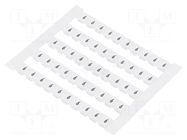 Marker; horizontal; white; 5mm; Marking: 6 WEIDMÜLLER