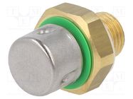 Breather valve; Thread: M10; 160mbar; Mat: brass; Pitch: 1 ELESA+GANTER