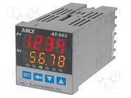 Module: regulator; temperature; SPST-NO; OUT 2: 4÷20mA; on panel ANLY ELECTRONICS