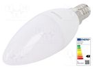 LED lamp; neutral white; E14; 230VAC; 470lm; P: 5.7W; 4000K ams OSRAM
