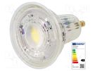 LED lamp; cool white; GU10; 230VAC; 575lm; P: 6.9W; 36°; 6500K ams OSRAM
