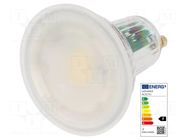 LED lamp; neutral white; GU10; 230VAC; 575lm; P: 6.9W; 120°; 4000K ams OSRAM