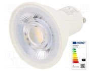 LED lamp; warm white; GU10; 230VAC; 575lm; P: 6.5W; 2700K; CRImin: 80 ams OSRAM