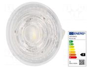 LED lamp; neutral white; GU5,3; 12VAC; 230lm; P: 2.6W; 36°; 4000K ams OSRAM