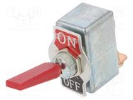 Switch: toggle; Pos: 2; SPST; ON-OFF; 50A/12VDC; Leads: screw; TD/TD1 SWITCH COMPONENTS