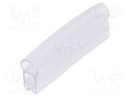 Markers; 2.5÷5mm; PVC; transparent; -30÷60°C; PT+10; UL94V-0; W: 5mm PARTEX