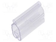 Markers; 8÷16mm; PVC; transparent; -30÷60°C; PT+30; UL94V-0; W: 10mm PARTEX