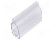 Markers; 8÷16mm; PVC; transparent; -30÷60°C; PT+30; UL94V-0; W: 10mm PARTEX