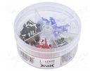 Kit: bootlace ferrules; insulated; 8mm; 400pcs. BM GROUP