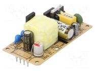 Converter: AC/DC; 36W; Uin: 90÷264VAC,120÷370VDC; Uout: 5VDC; 85% CINCON