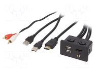 USB/AUX adapter; Ford ACV
