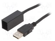 USB/AUX adapter; Fiat,Mitsubishi; OEM USB ACV
