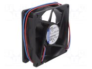 Fan: DC; axial; 12VDC; 80x80x25.4mm; 65m3/h; 32dBA; 3100rpm EBM-PAPST