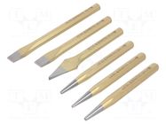 Kit: chisels; 6pcs. RENNSTEIG