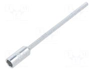 Socket; 6-angles,socket spanner; HEX 10mm; hexagonal 6mm WIHA