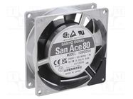 Fan: AC; axial; 80x80x25mm; 37.8m3/h; 30dBA; ball; 2650rpm; 230VAC SANYO DENKI