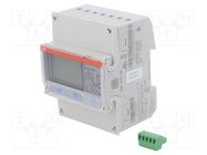 Counter; digital,mounting; for DIN rail mounting; three-phase 