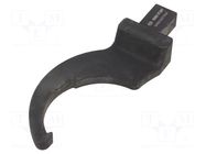 Wrench tip; torque,hook; Spanner: 68÷75mm; Socket size: 14x18mm KING TONY