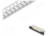 Connector: FFC/FPC; PIN: 8; F52Q; top contacts,ZIF; SMT; 50V; 500mA AMPHENOL AORORA