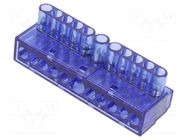 Connector: terminal block; 750V; for cable; screw terminal; blue BM GROUP