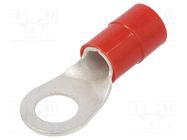 Tip: ring; M12; Ø: 13mm; 35mm2; crimped; for cable; insulated; tinned ERKO