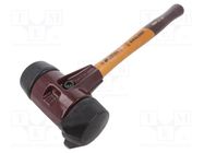 Hammer; 405mm; W: 150mm; 1.58kg; 60mm; round; wood; SIMPLEX HALDER