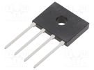 Bridge rectifier: single-phase; Urmax: 800V; If: 6A; Ifsm: 220A SHINDENGEN