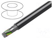 Wire; 25x24AWG; RS232,RS423; stranded; Cu; Insulation: PVC; chrome BELDEN