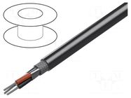 Wire; 3x22AWG; RS232; stranded; Cu; Insulation: PVC; chrome; 152m BELDEN