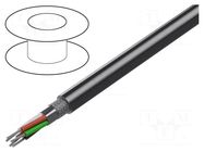 Wire; 5x22AWG; RS232; stranded; Cu; Insulation: PVC; chrome; 152m BELDEN