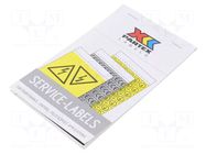 Safety sign; self-adhesive folie,vinyl; black; 16mm; Marking: L3 PARTEX
