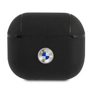 BMW BMA3SSLBK AirPods 3 cover czarny/black Geniune Leather Silver Logo, BMW