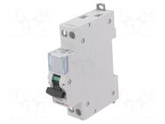 Circuit breaker; 400VAC; Inom: 10A; Poles: 1+N; Charact: C; 6kA; IP20 LEGRAND