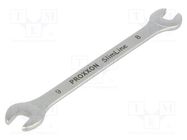 Wrench; spanner; 8mm,9mm; Chrom-vanadium steel; SlimLine PROXXON