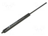 Gas spring; Thread: M6; L: 275mm; Øout: 15mm; Piston diam: 6mm; 250N PNEUMAT