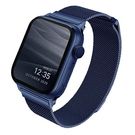 Uniq Case Dante Strap for Apple Watch 1/2/3/4/5/6/7/8/9/SE/SE2 38/40/41mm Stainless Steel blue/marine blue, UNIQ