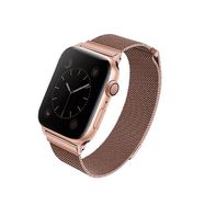 Uniq Dante Stainless Steel Strap for Apple Watch 1/2/3/4/5/6/7/8/SE/SE2 38/40/41mm - Rose Gold, UNIQ