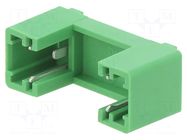 Fuse holder; THT; 5x20mm; -30÷85°C; 6.3A; thermoplastic; green ESKA