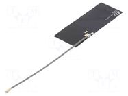 Antenna; ISM,LoRa,RF,SIGFOX,ZigBee; 2.7dBi,3.6dBi; glued; U.FL 2J Antennas