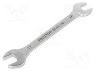 Wrench; spanner; 16mm,17mm; Chrom-vanadium steel; SlimLine PROXXON