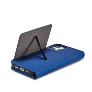 Magnet Card Case for iPhone 12 Pro cover card wallet card stand blue, Hurtel