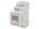 Meter: relay; digital; for DIN rail mounting; LCD; 3 digit; 230VAC SELEC