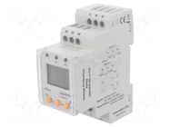 Meter: relay; digital; for DIN rail mounting; LCD; 3 digit SELEC